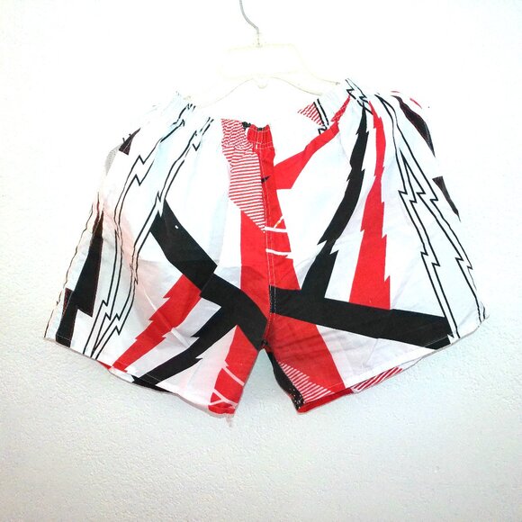 Men's swim trunks, with lightning bolt design - Picture 2 of 4